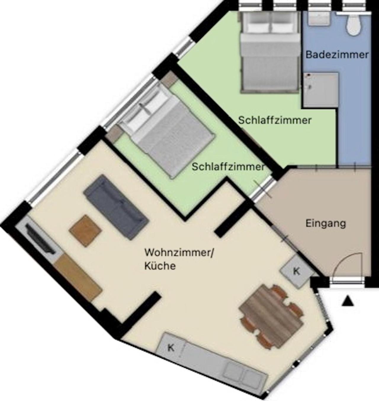 Aeuchen Am Rosenthal Apartment Monschau Bilik gambar