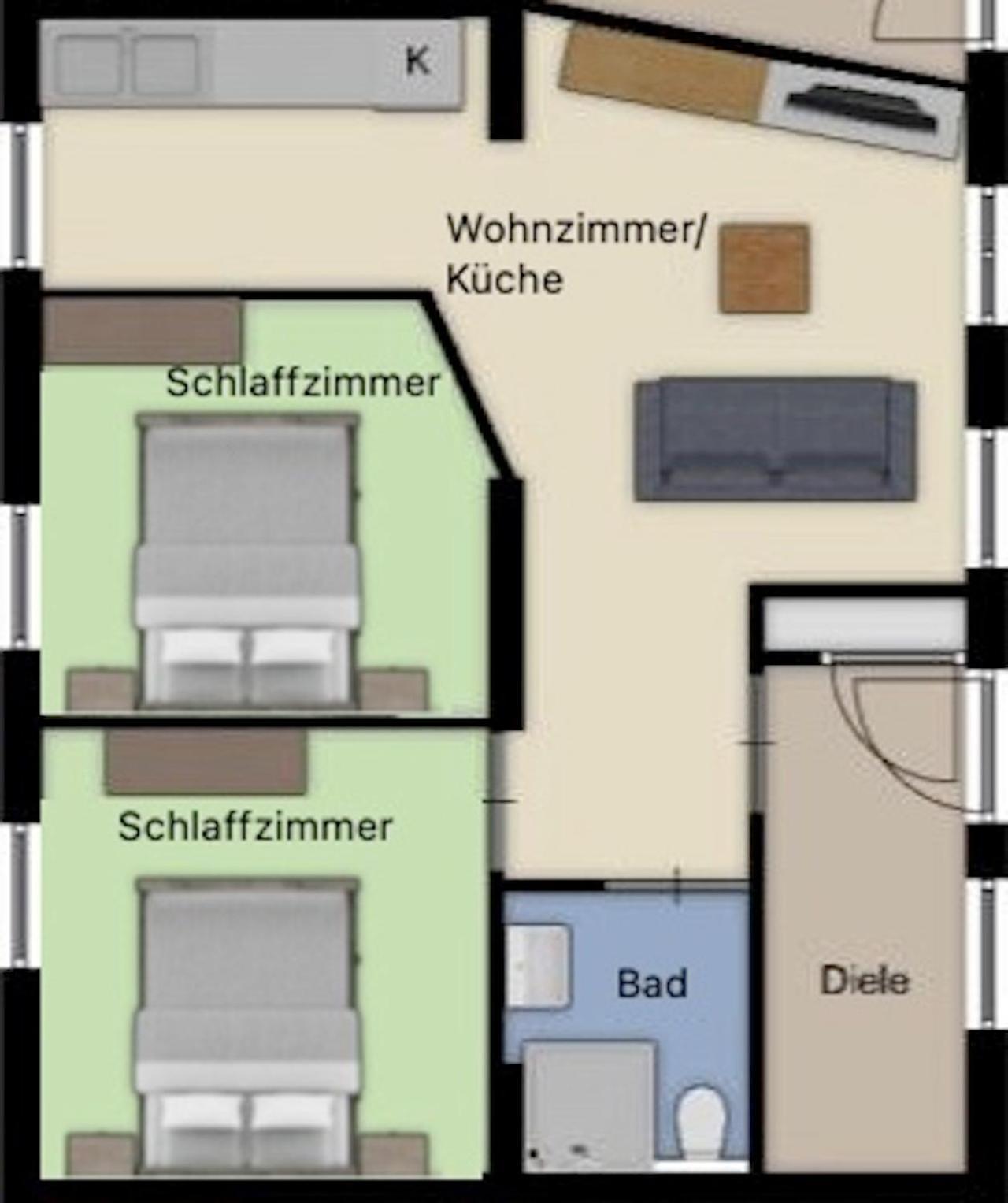 Aeuchen Am Rosenthal Apartment Monschau Bilik gambar