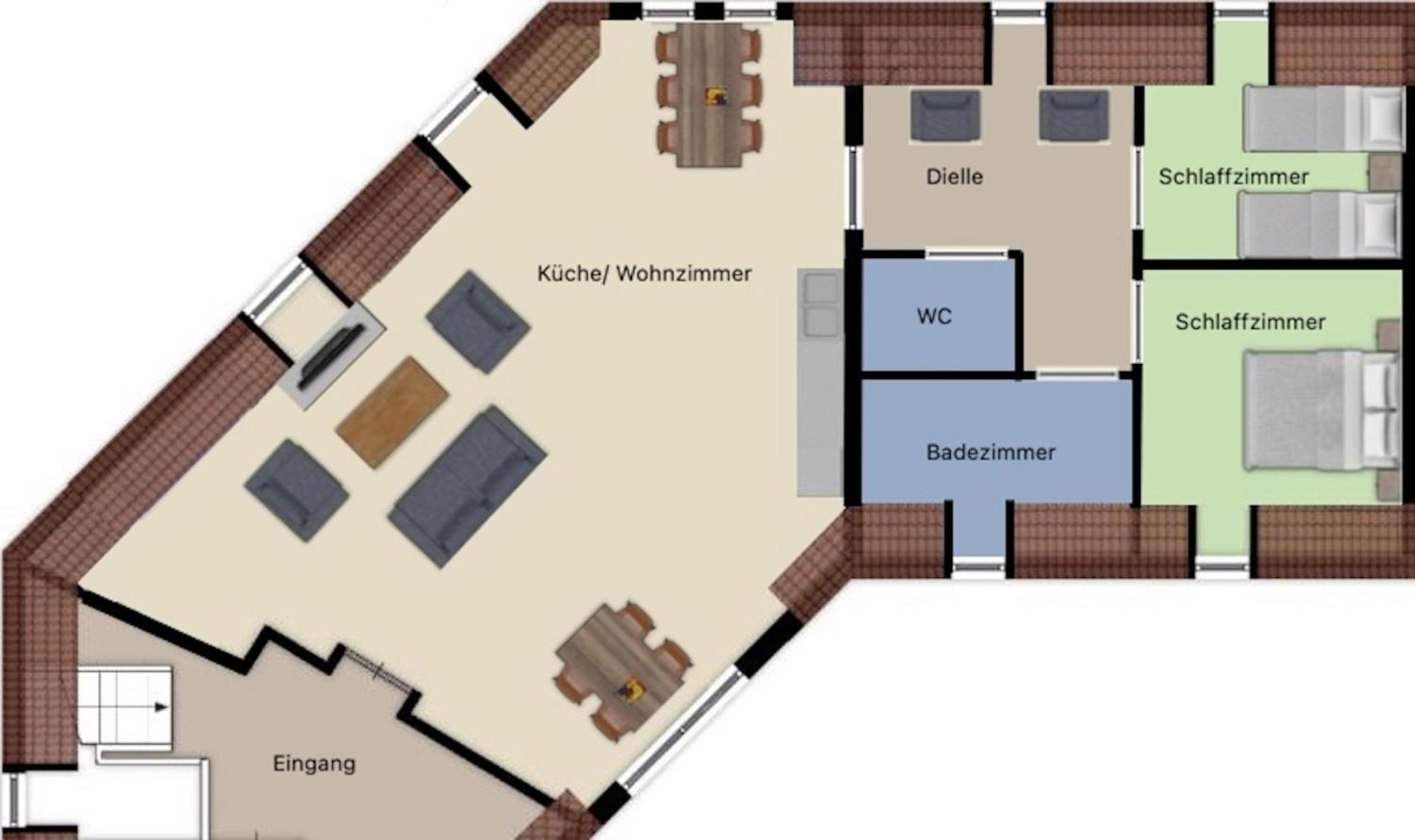 Aeuchen Am Rosenthal Apartment Monschau Bilik gambar